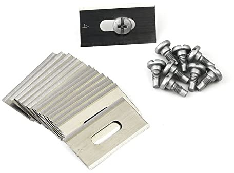 Macromoleculc 30PCS Lawn Mower Blade Replacement Trimmer Cutter Blade Mowing Machine Accessories For Husqvarna Automower/Gardena Robotic (Color : Silver)