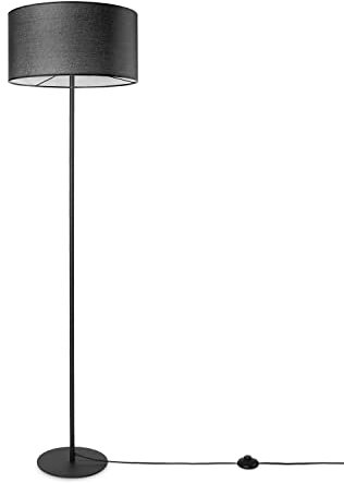 Paco Home Lampadaire Salon Trépied Lampe Abat-Jour Tissu Textile E27 Lampe De Lecture Scandinave Bureau