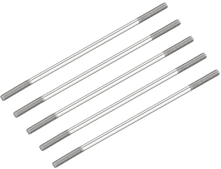METALLIXITY 5Stk Beidseitige Stiftschraube M4 304 Edelstahl Stabschraube | 90mm, für Haushalt