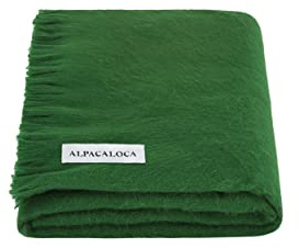 Alpaca Loca Unisex 402 Spring Green Scarf, Grün, One Size