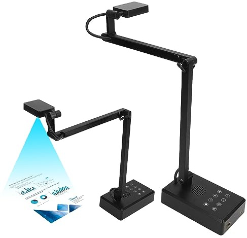 USB-dokumentkamera 4K 16MP Ultra High Definition Webbkamera förOBS, Multivinkeljustering, Bekvämt Kontor