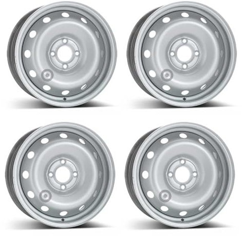 4x Alcar Stahlfelgen 4-7635 6.0Jx15 ET50 4x100 kompatibel mit Dacia Logan Pickup Sandero Sandero Stepway I