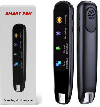 OuDiLee Scan Reader Pen, 112 Language Translator Device, Smart Digital Reading Pen for Dyslexia, Elderly, Kids, Students (Supports Voice, Scan, Speech to Text)