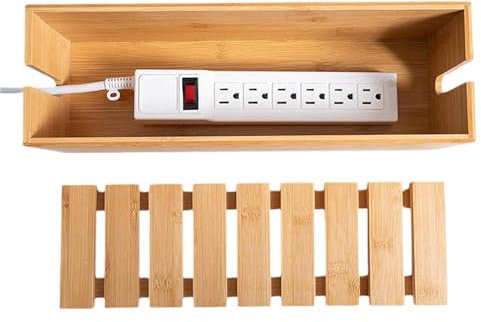 Cable Organizer Box, Charging Cable Organizer, Extension Hider Box, Wire Storage Box, Charging Cable Organizer Boxes Desk and Floor Extension Cord Hider and Wire Management Solution