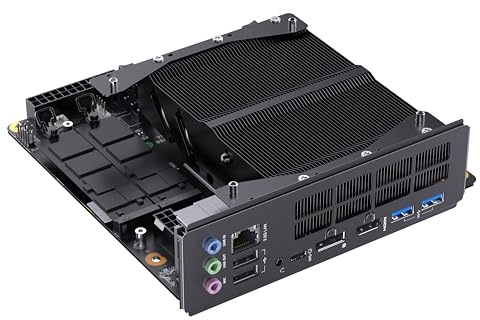 MINISFORUM BD775i SE Motherboard AMD Ryzen 7 7745HX Barebone Gaming PC, HDMI+DP+USB-C Triple Video Outputs,2X DDR5 SODIMM Slot Mini PC, 2.5G RJ45, Radeon 610M Graphics