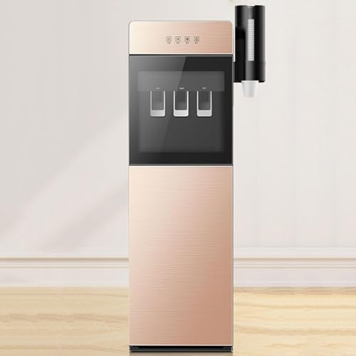 Distributore di acqua con supporto per bicchieri, con funzioni di acqua calda, temperatura ambiente, fredda e ghiacciata, per casa o ufficio