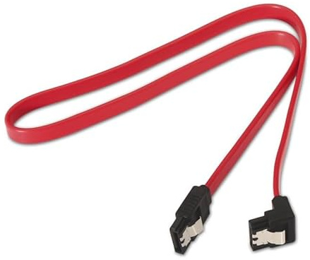 Watio Wave Sata Câble de données rouge de 0,5 m, idéal pour les transferts rapides, flexible et résistant, avec connecteurs SATA pour appareils