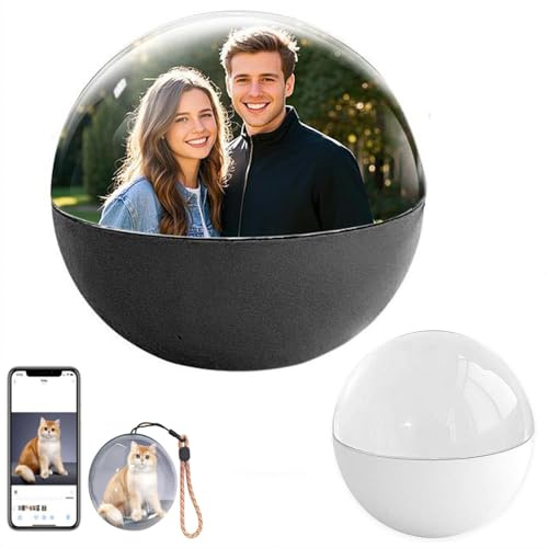 2.7 Crystal Ball Video Player, 2025 New Crystal Ball Video Player, 3D Ultrasound Crystal Ball Digital Photo Album, Easy Operation DIY Video Display Sphere, Mobile APP Version