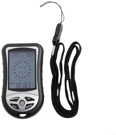Portable Hiking Altimeter Barometer Thermometer with Electronic and Backlight for Camping and Traveling Enthusiasts