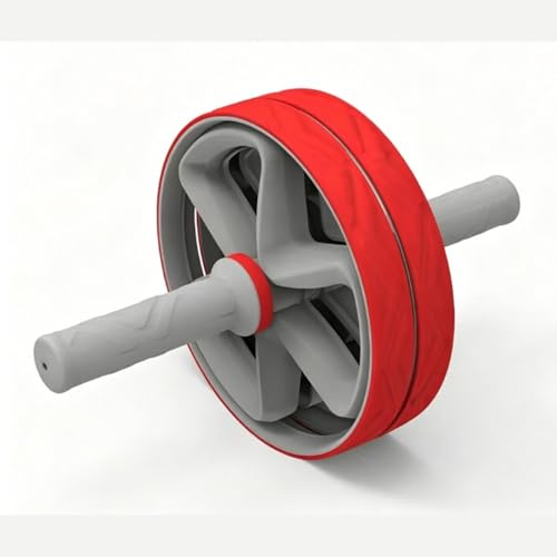 Ab Roller Wheel for Core Training, Abdominal Exercise Roller with Non Slip Handles, Home Gym Fitness Equipment for Abs, Arms & Core Strength Workout