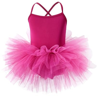 Tutu Ballerina Bambina Colorato Body Ginnastica Artistica Ragazza Senza Maniche Vestito Danza Nuovo modello 2026 Classica da Balletto Leotards Dancewear Abito da Ballo Saggio 3-10 Anni (Purple, S-100)