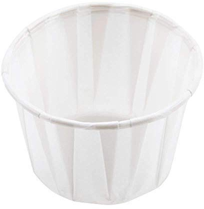 We Can Source It Ltd - 1000 x 1oz Paper Souffle Portion Cups Waxed Paper Ramekin Sauce Pots with Leak-Resistant Coating – for Sauces, Condiments, Dips & Sampling – Disposable Catering Portion Control
