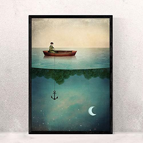 Cathrin Welz-Stein Stampa artistica di alta qualità – Dreamland – Artista A4 – 210 mm x 297 mm – Decorazione per il bagno, poster e stampe artistiche | Consegna senza cornice