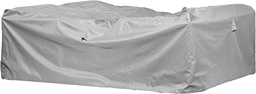 Mehr Garten Housse salon de jardin rectangulaire 320x220x80 cm | Oxford 600D imperméable, anti-UV, résistant à la déchirure avec cordon de serrage