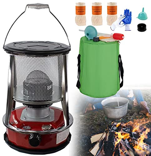 GBHJJ Chauffage Petrole, PoêLe à KéRosèNe Portable, Pique-Nique, RandonnéE, BrûLeur, Chauffage de Champ, Four de Cuisine, Feuille de Fer, Chauffage Au Mazout, Camping en Plein Air (4,6 L),A