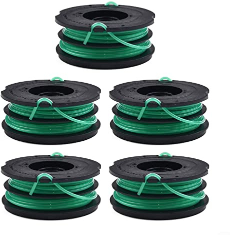 URPIZY 5 Pack Strimmer Replacement Spool Line For Black & Decker GL701 GL710 GL716 GL720 GL741 Cordless Trimmer Line