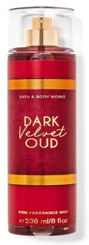 Bath & Body Works Dark Velvet Oud Fine Fragrance Mist 236ml/8 fl oz (Raspberry Sugar, Velvety Rose, Rich Oud)