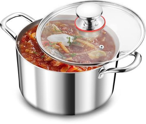 TEAMFAR Faitout de 20 cm avec couvercle