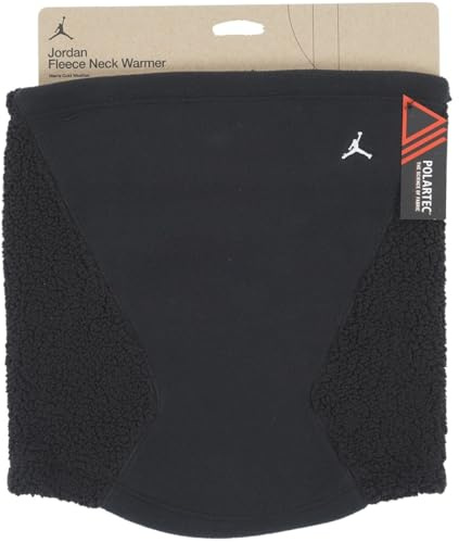 Nike Jordan Fleece Scaldacollo da uomo Black/White One Size