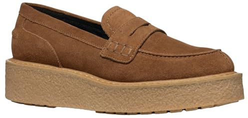 Geox Damen D ELIDEA A Moccasin, DK Camel, 41 EU