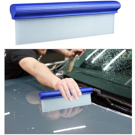 Professional Car Handheld Blade Squeegee, 12 inch 3-Layer Silicone T-Bar Water Blade, Universal Quick Drying Squeegee Wiper, Super Flexible Squeegee for Car Glass or Home Windows