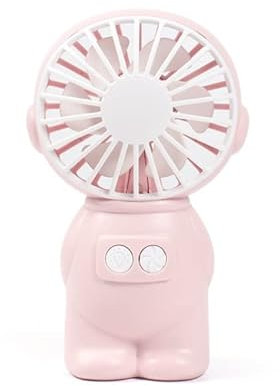 FY040 2 PCS Portable Extérieur USB Ventilateur De Poche De Bureau Bureau Mini Night Light Fan (Rose)