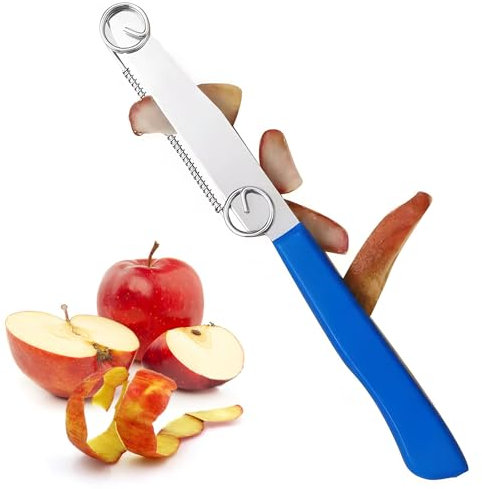 Pela Patate e Verdure, dellyy Coltello Spelucchino, Pelapatate, Pelapatate Multifunzione, Pelapatate e Affettatrice Julienne Multifunzionali 3 In 1 Per Frutta e Verdura