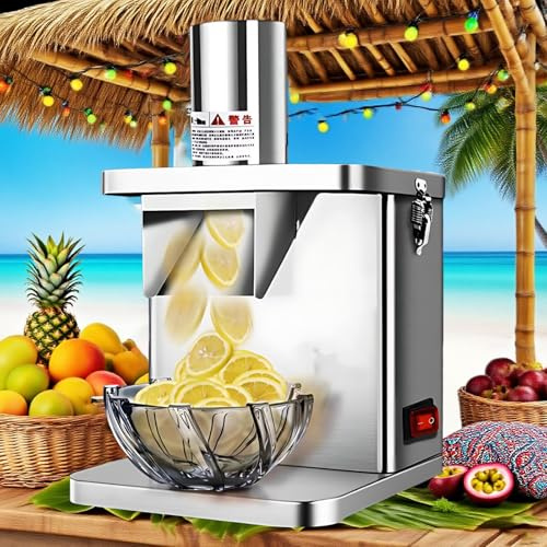 Cubettatrice Elettrica 250w,Affettatrice Professionale con Retina per Coltelli 6/8/9/12/15 Mm,Tritatutto per Frutta E Verdura in Acciaio Inox per Uso Domestico/Commerciale Standard