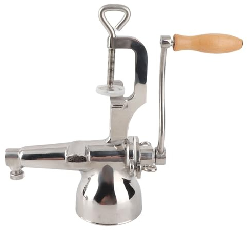 Haofy Stainless Steel Manual Wheatgrass Juicer, Health Extractor with High Juice Yield, Food-Grade 304 Material, 30 X 30 Cm, for Fruits and Vegetables