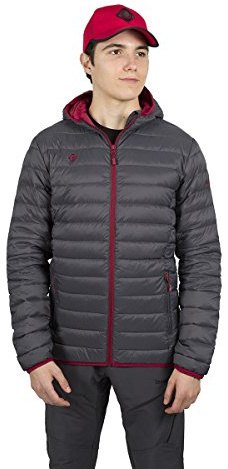 Izas Kanai Chaqueta De Pluma, Hombre, Gris Oscuro/Rojo Mineral, S
