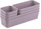 1x Schubladen-Organizer Set Aufbewahrungs-Box Einteiler verstellbar flieder
