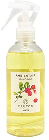 Ambientador Frutos Rojos, Bayas Silvestres, Ambientair Home Perfumes, Difusor en Spray para casa, Fragancia para el salón, dormitorio o baños. 250 ml