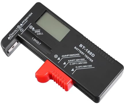 DOITOOL Probador De Baterías Digital Portátil Para Aa Aaa Con Indicador Analógico De Estado Fácil Uso Sin Batería Integrada Para Hogar y Uso