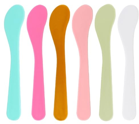 VAEIORP 6 spatules maquillage couleurs – outils masque PP réutilisables, visage & corps