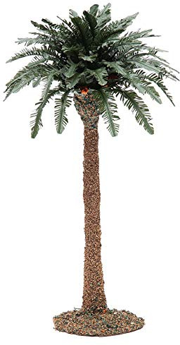 Holyart Miniaturpflanzen für Krippen: Palme 32 cm hoch aus Kunstharz für DIY-Krippe