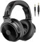 OneOdio ProC Bluetooth Casque sans Fil et Mode Filaire, 110 Heures d'utilisation,Casque Audio avec Micro, Hi-RES Audio, Coussinets en Protéines Douces, Extra Basses, Confortable Léger Pliable Noir