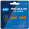KMC Lot de 2 paires de maillons de jonction MissingLink unisexes 9 vitesses Ti-N Gold