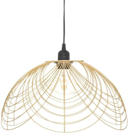 Atmosphera - Suspension Carrie - métal - doré - D38 cm