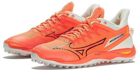 Mizuno Scarpe da hockey Wave Leopardus - AW23, Arancione, 42 EU