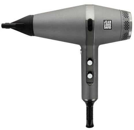 JEAN LOUIS DAVID - INFRAPROTECT 2200W Hårfön - Infraröd teknik - Snabbtorkande - Professionell hårfön - 3 temperaturer, 2 hastigheter - 2 tillbehör, inklusive 1 koncentrator och 1 diffusor