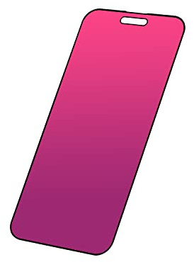 EGKimBa Privacy Screen Protector compatible with iPhone 15 Pro Max, 6.7 inch Gradient Colorful Electroplated Anti-Spy Anti-Blue Light Tempered Glass