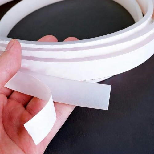 Striscia di gomma siliconica con retro adesivo, guarnizione autoadesiva, resistenza alle alte temperature, antiscivolo, striscia di tenuta antiurto, 3 x 15 mm, 5 m