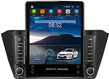 Estéreo para automóvil con Bluetooth, receptor multimedia de 9,7 pulgadas, pantalla táctil, estéreo para automóvil con cámara de respaldo, USB, SWC, Carplay, radio de audio para automóvil FM, para