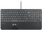 Perixx PERIBOARD-538 UK Wired Compact Keyboard with Trackball - Scissor Keys for Quiet Typing - Includes Built-in Number Pad and 2 USB Ports - 39.7x19.8x3.9 cm, UK QWERTY Layout