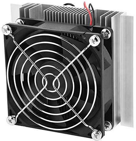 12-V-Halbleiterkühlung, Thermoelektrischer Peltier-Kühlplattenkühler mit Ventilator, Kleiner Kühlschrank, Mini-Klimaanlage für die Kühlung von Haustieren