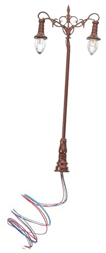 CORHAD Miniatur Gartendeko Hoflampe Modellhaus Lampe Aus Langlebigem Material Warmweißes Licht Puppenhaus Mikro Landschaft Wandlampe Für Sandtisch
