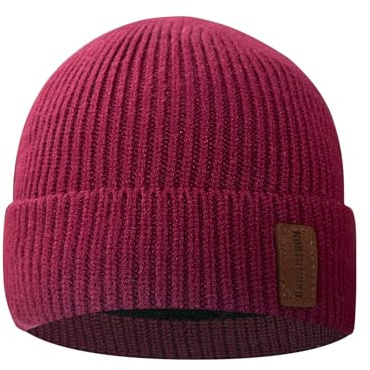 North Bund Winter Beanie Mütze Herren Damen Strickmütze Unisex Dickes Warmfutter Wintermütze Dehnbarer weicher Fleece Thermo