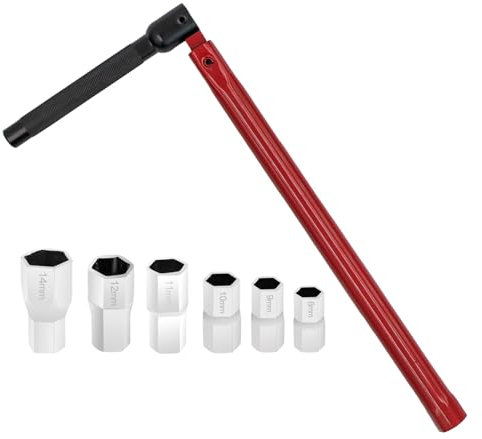 BEASAFY Juego de llaves de tuerca de 8 a 14 mm, juego de llaves con garra, llave universal para grifos de lavabo, instalaciones sanitarias