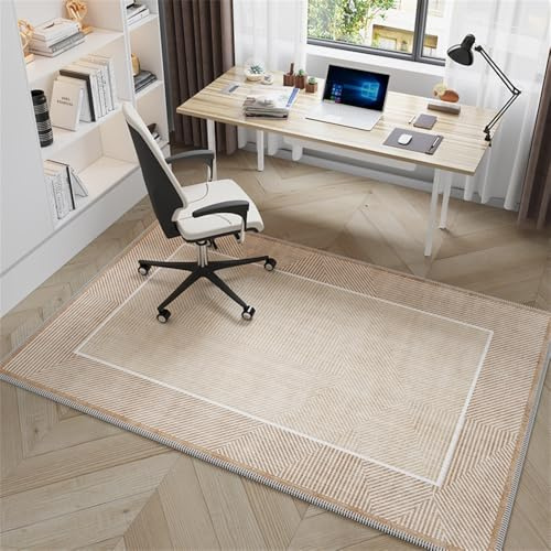 Odot Alfombra Antideslizante para Silla de Escritorio, Alfombra Protectora Suelo Silla Ruedas, Tapete de Protección de Oficina, para Parqué y Suelos Duros (Abstracto,120 * 120cm)