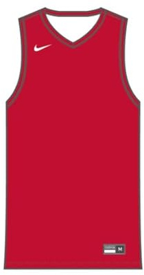 Nike Baby - Jungen Mens Team25 Basketball Stock Reversible Jersey - University Red Shirt
